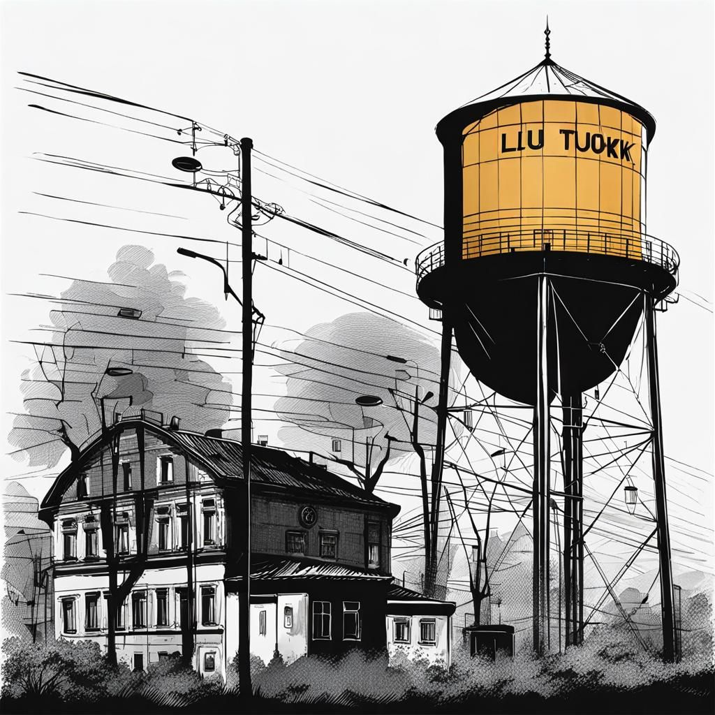 AI Generated Water Tower