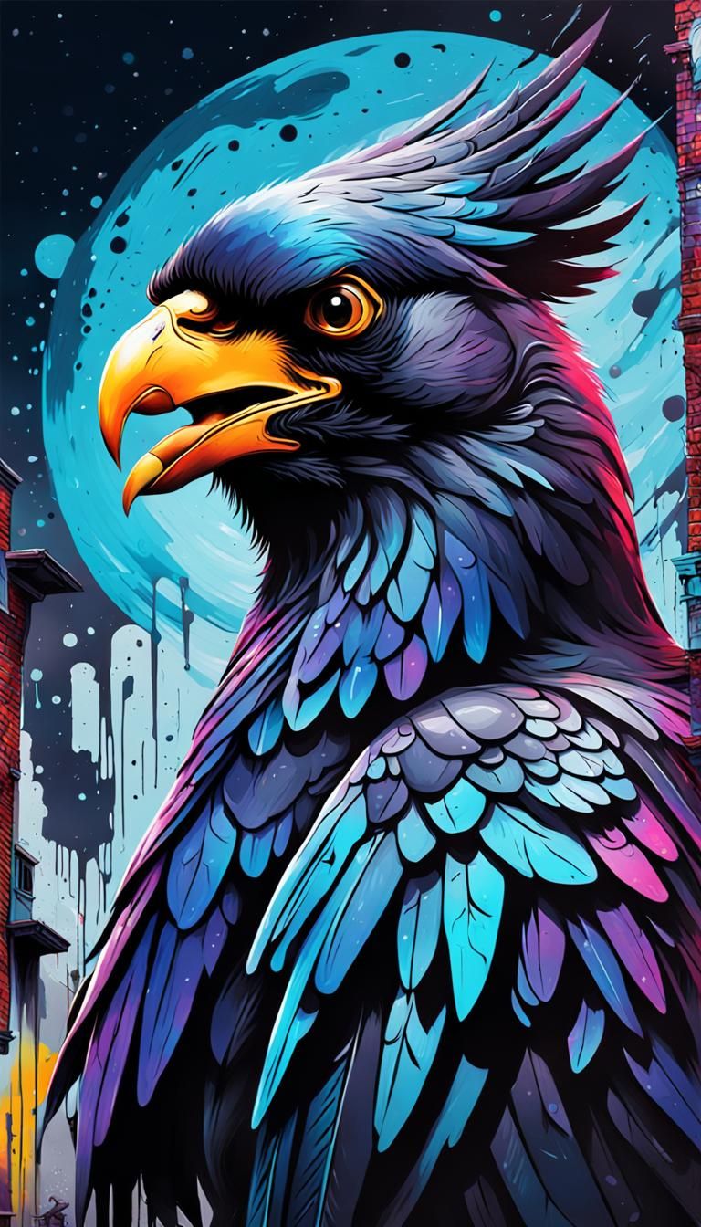 raven looking offended