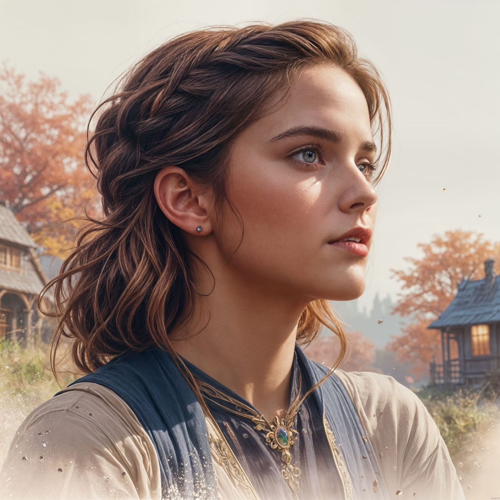 Whimsical Emma Watson in Dreamy Heathland