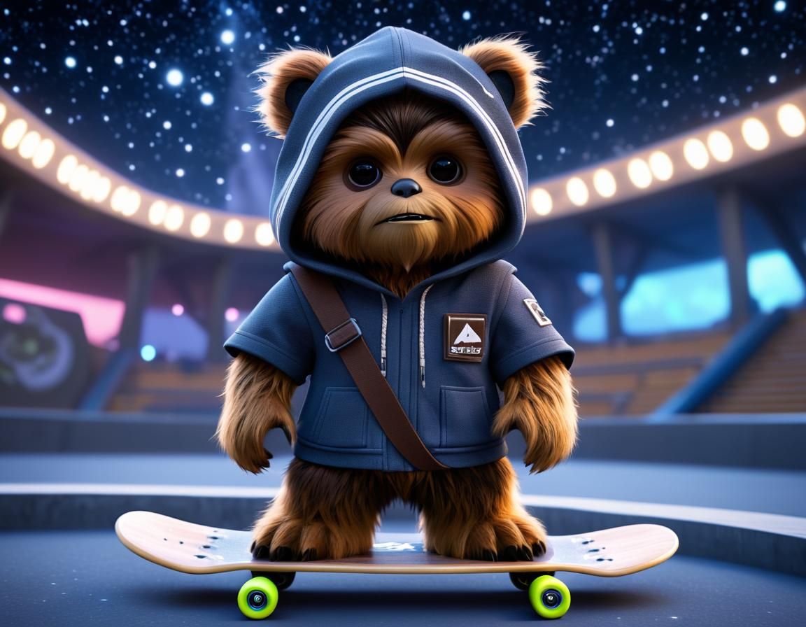 Emo Ewok at The Skatepark