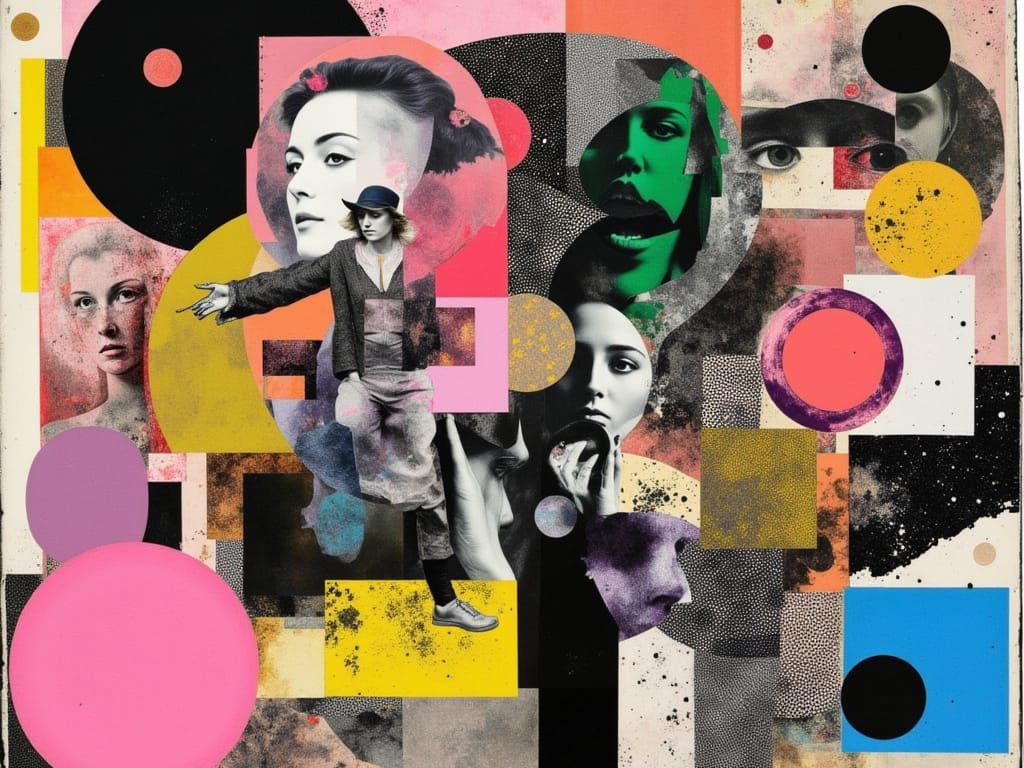 Surreal Collage Art in Jimmy Turrell Style