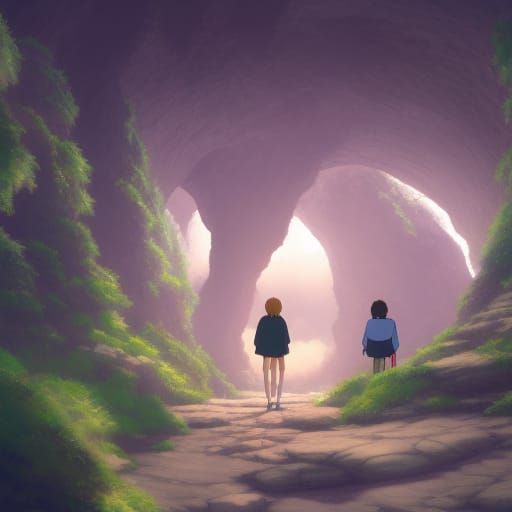 Crystal Cave: Studio Ghibli Anime Visual