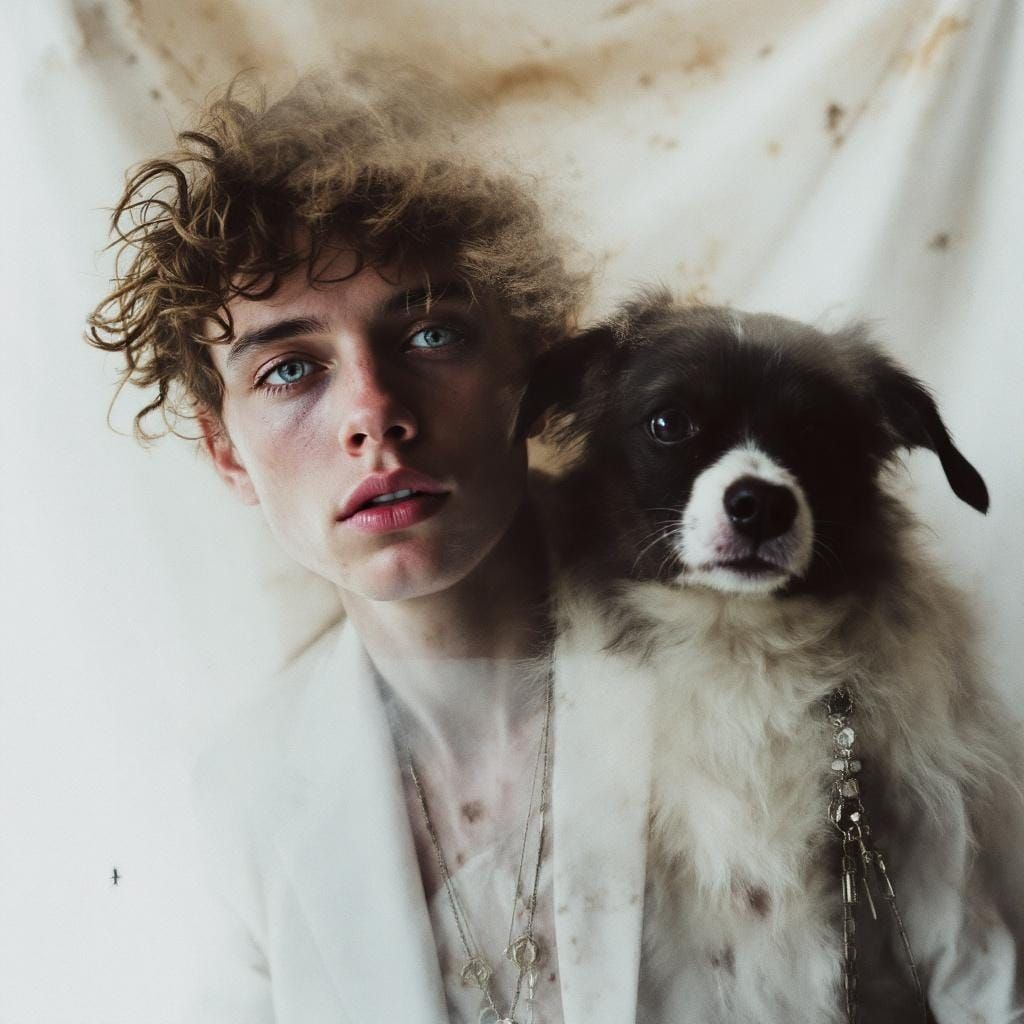 joe-joe the dog-armed boy