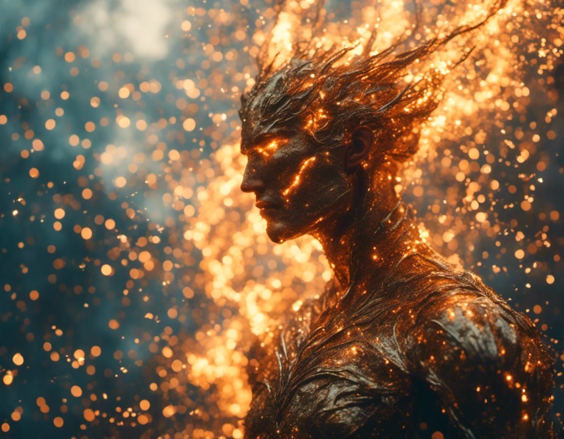 Almighty Being Bestows Beauty Upon the Earth