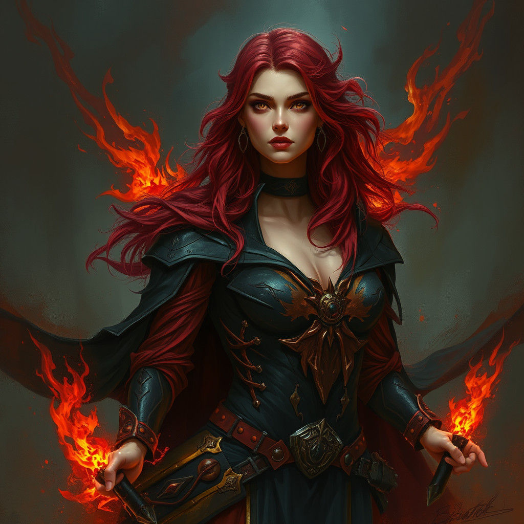 Sinister Medieval Jean Grey Portrait