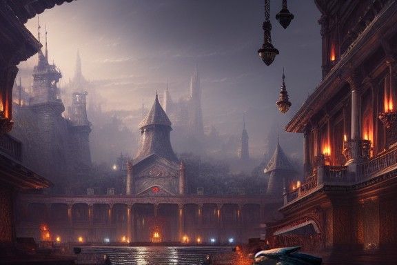 Turtle Shell Castle Floating in Cherry Blossom Season