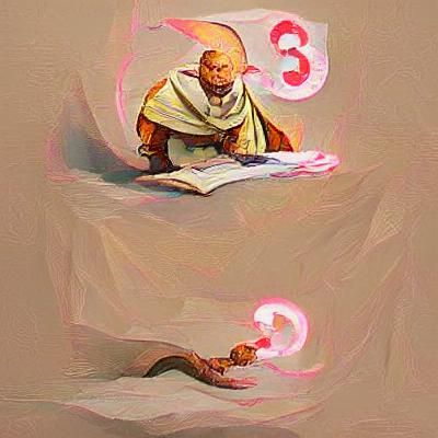 Fantasy Monk Character Portrait