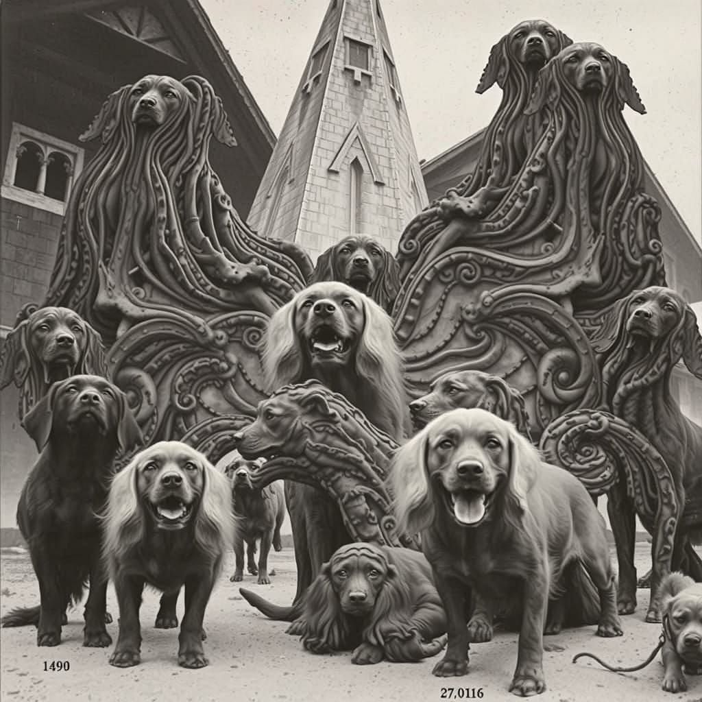 Dogs of Chernobyl: Rapid Evolution in Surreal Photo