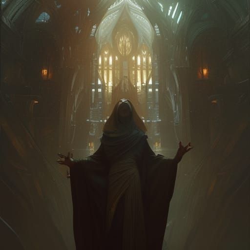 Dark Fantasy Chosen One Art in 8K Resolution