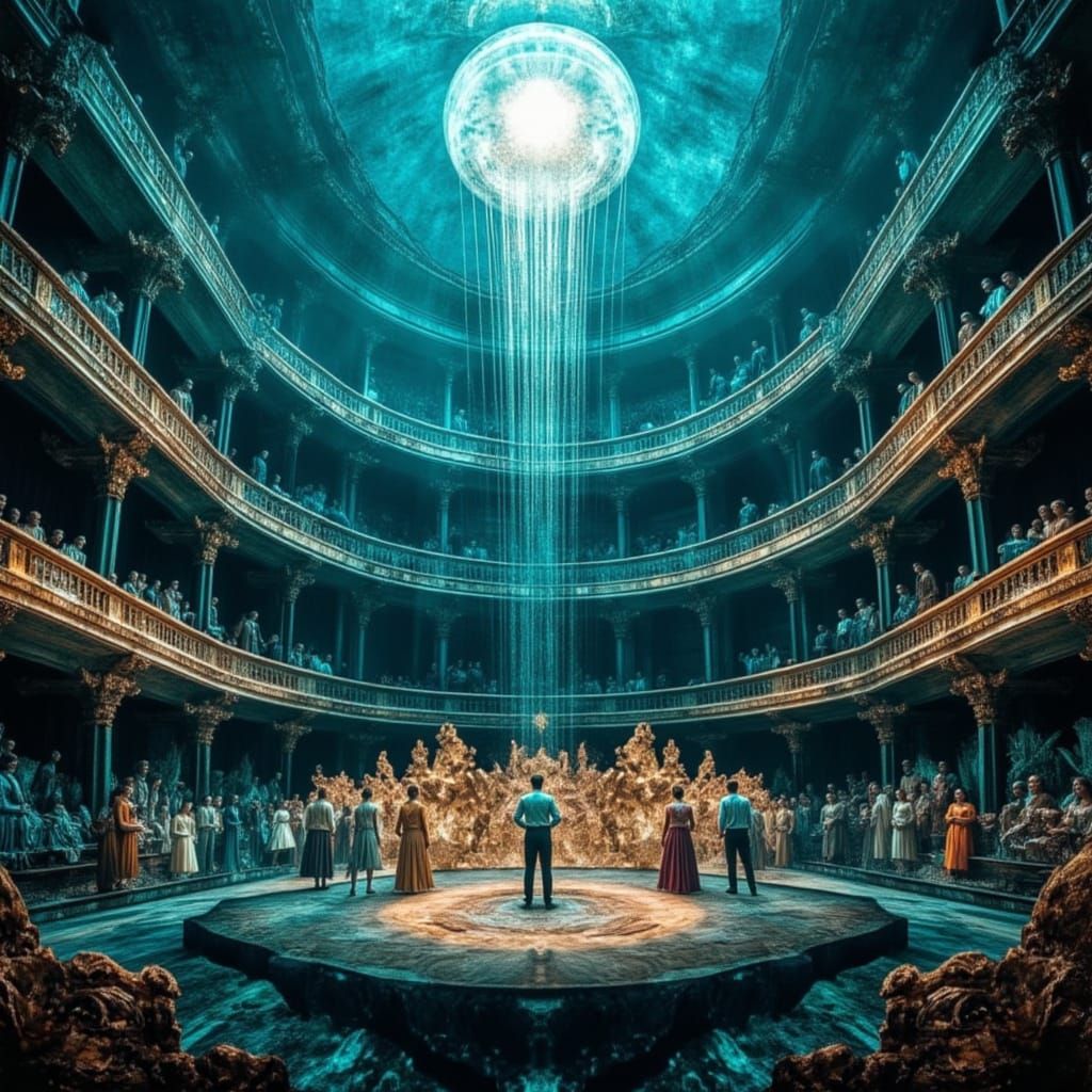 Underwater Steampunk Opera: A Retro Dreamscape