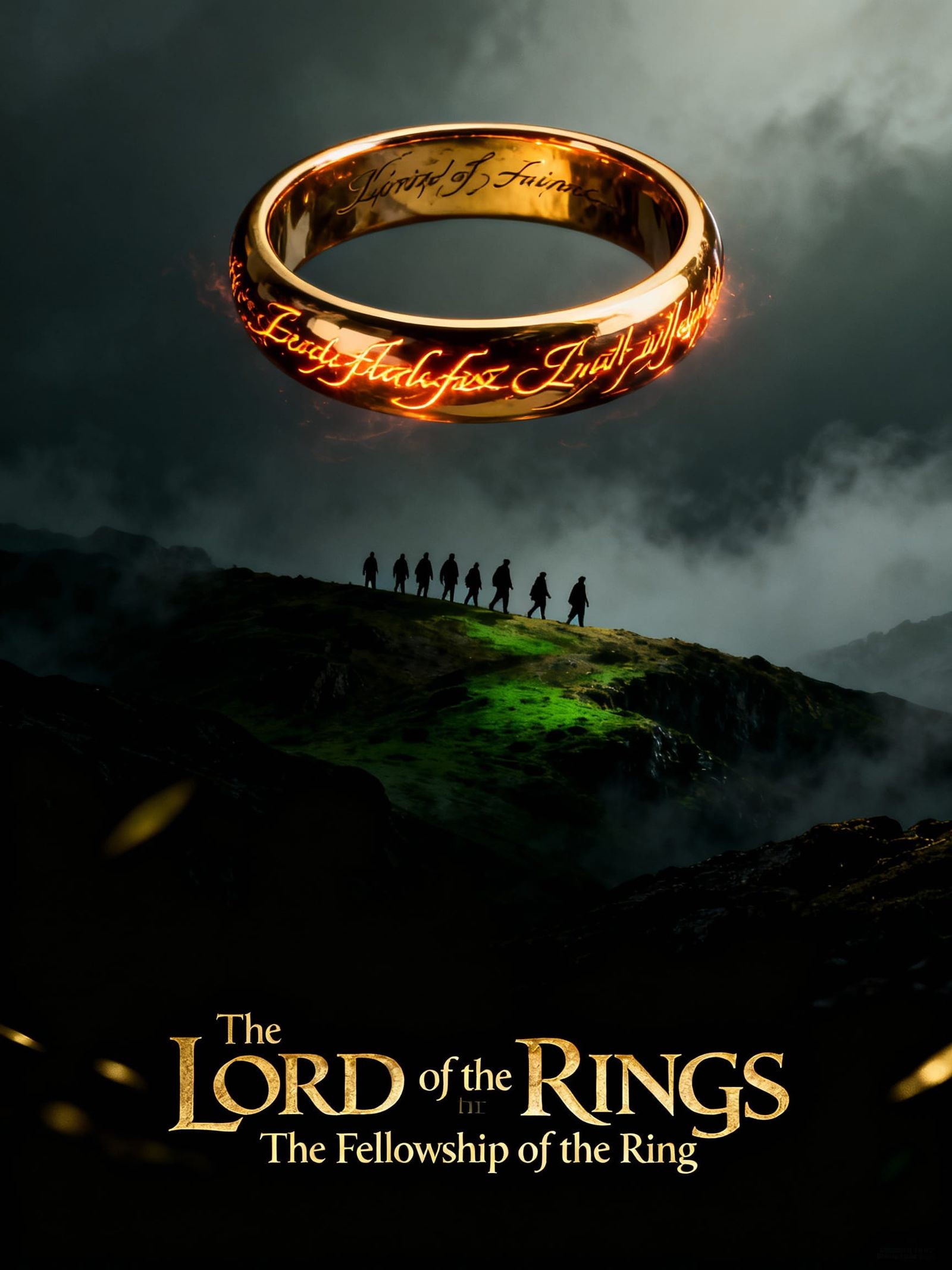 Lord of the Rings Minimalist Movie Poster