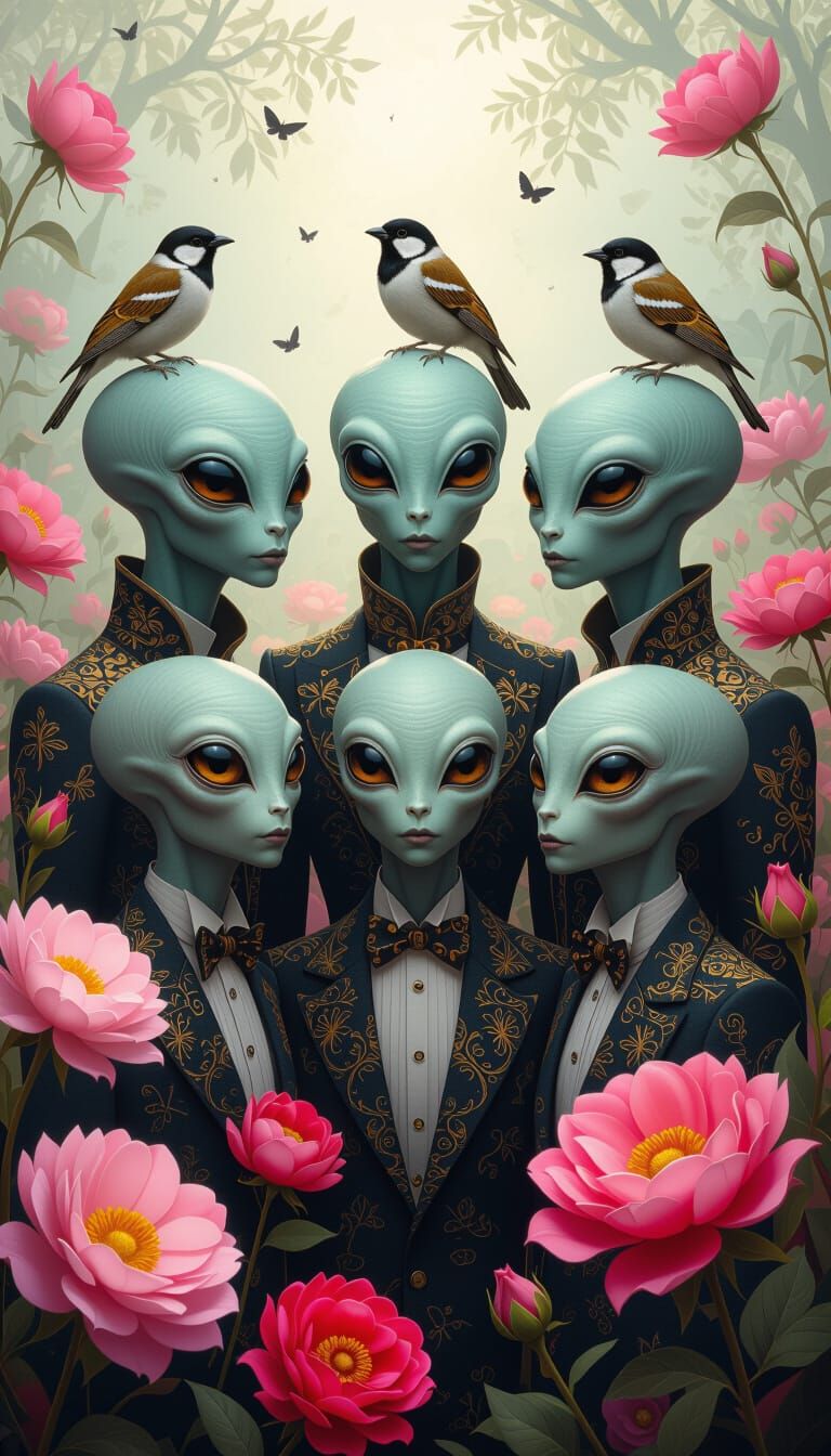 inspired by Leonora Carrington and Android Jones