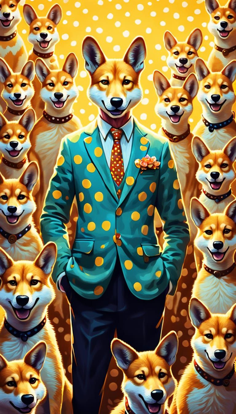 Baron Zipzop and his army of Dingobabies dressed in polka dots, long shot, feem, high cortaddatam, wishem, 4000 IFG, was...