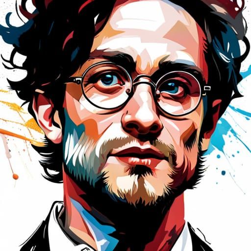 Detailed Portrait in Speedpaint Style