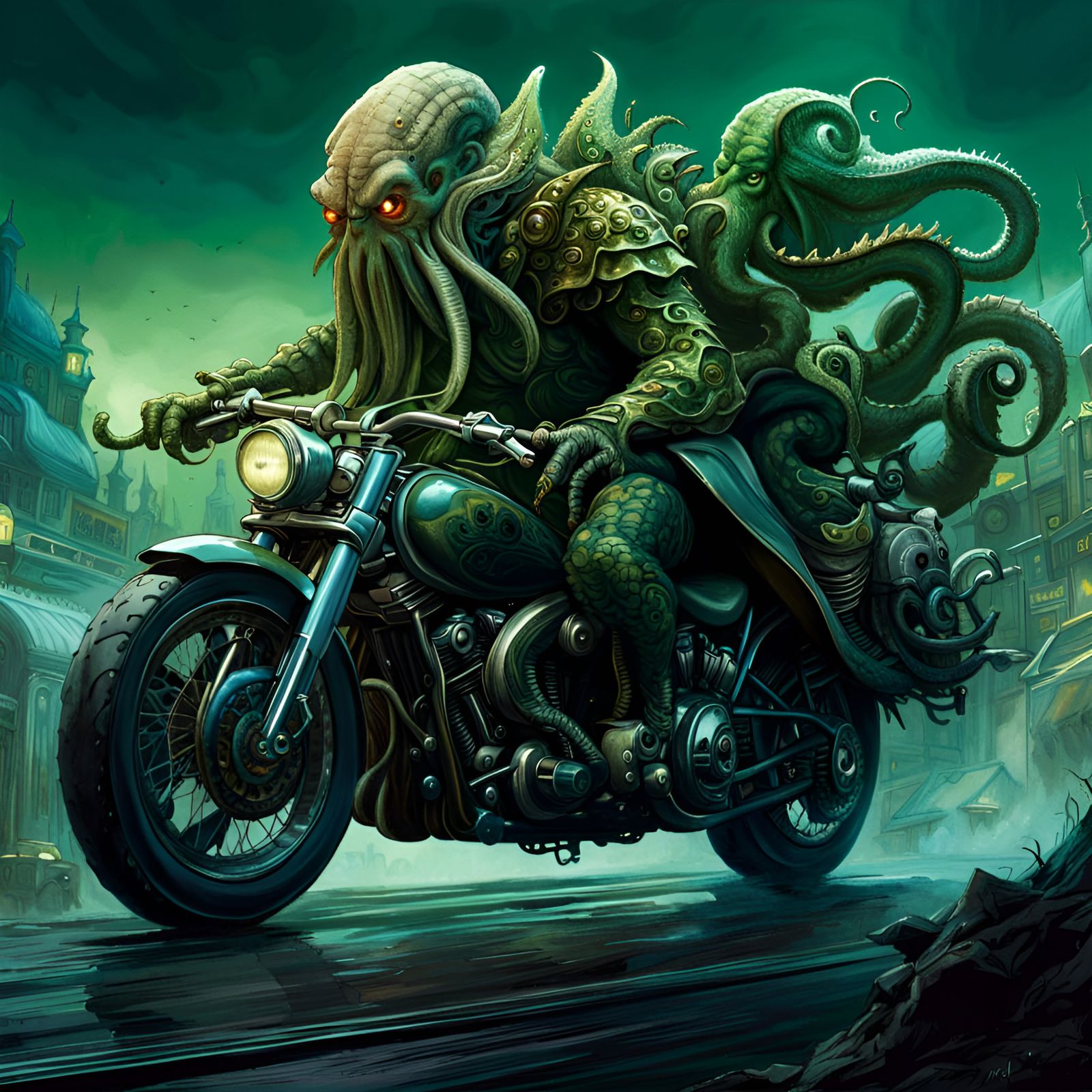 Cthulhu motorcycle