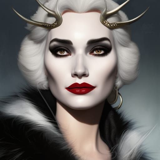 Dalmatian Fur Portrait in Hyperdetailed Style