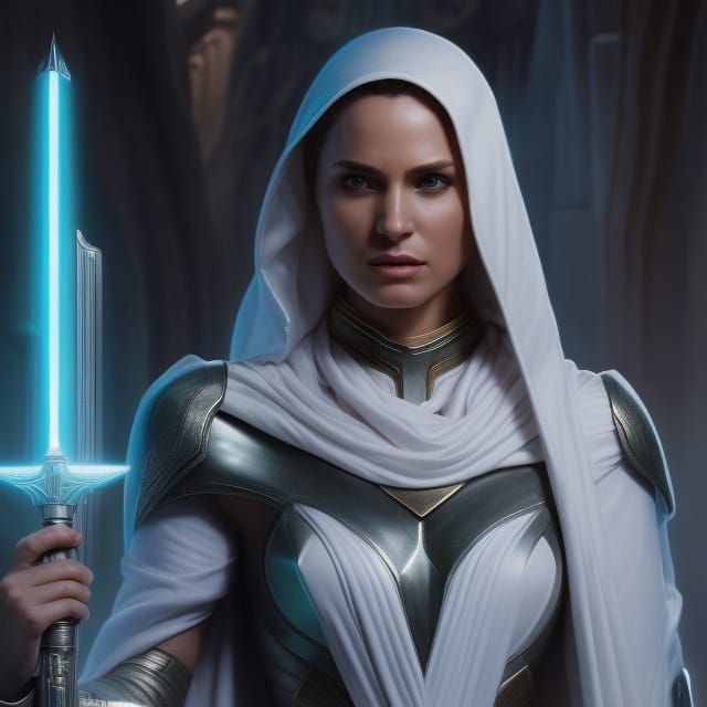 White-Robed Jedi Woman in High Republic Concept Art