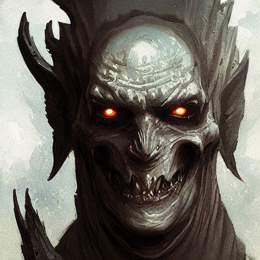 Sinister Dagon in Fantasy Art Style