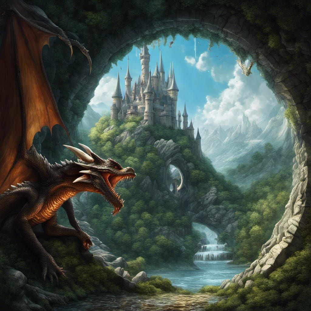 Dragon Mouth Portal to Fantasy Wonderland