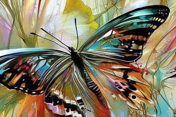 Butterfly Fairyland: A Digital Landscape Masterpiece