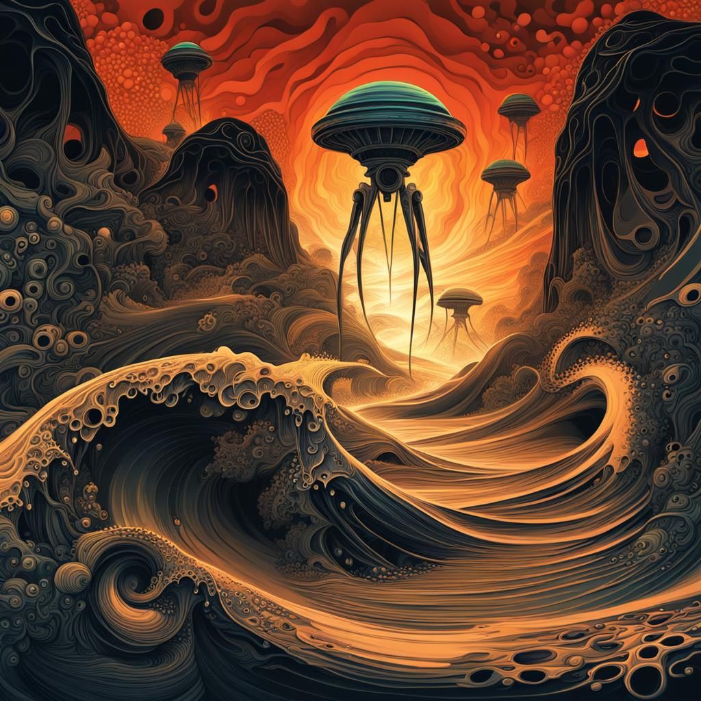 War of the Worlds Abstract Fractal Art