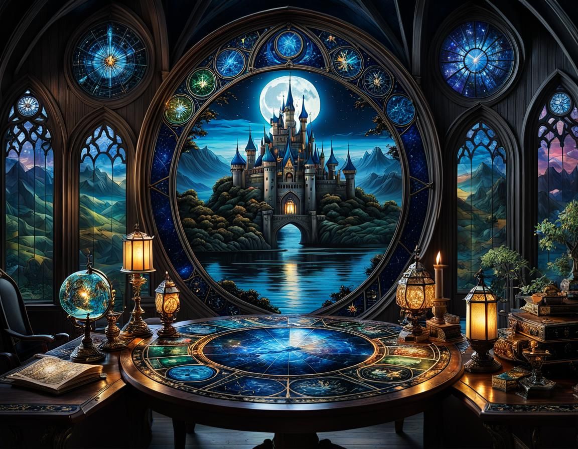 A Wizard's Reflective Portal