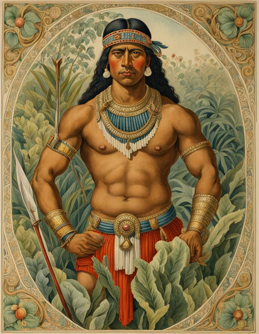 American Warrior #51 Guarani chief