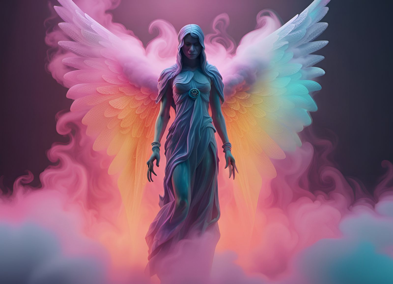 Angel of Death: Iridescent 8K Concept Art
