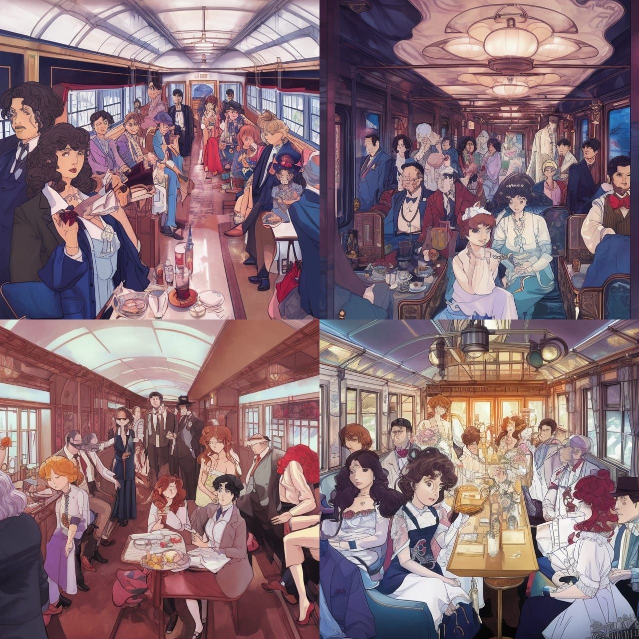 Murder on the Orient Express: Comic Illustration