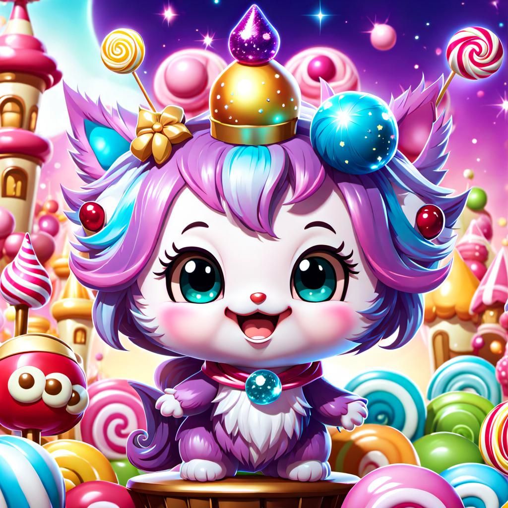 Chibi queen of candy world