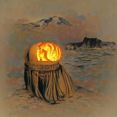 Gothic Jack-o'-Lantern in Gustave Doré Style