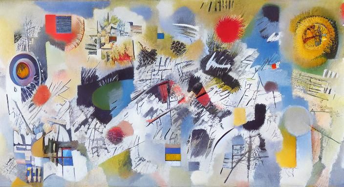 Abstract Alchemical Impasto Painting