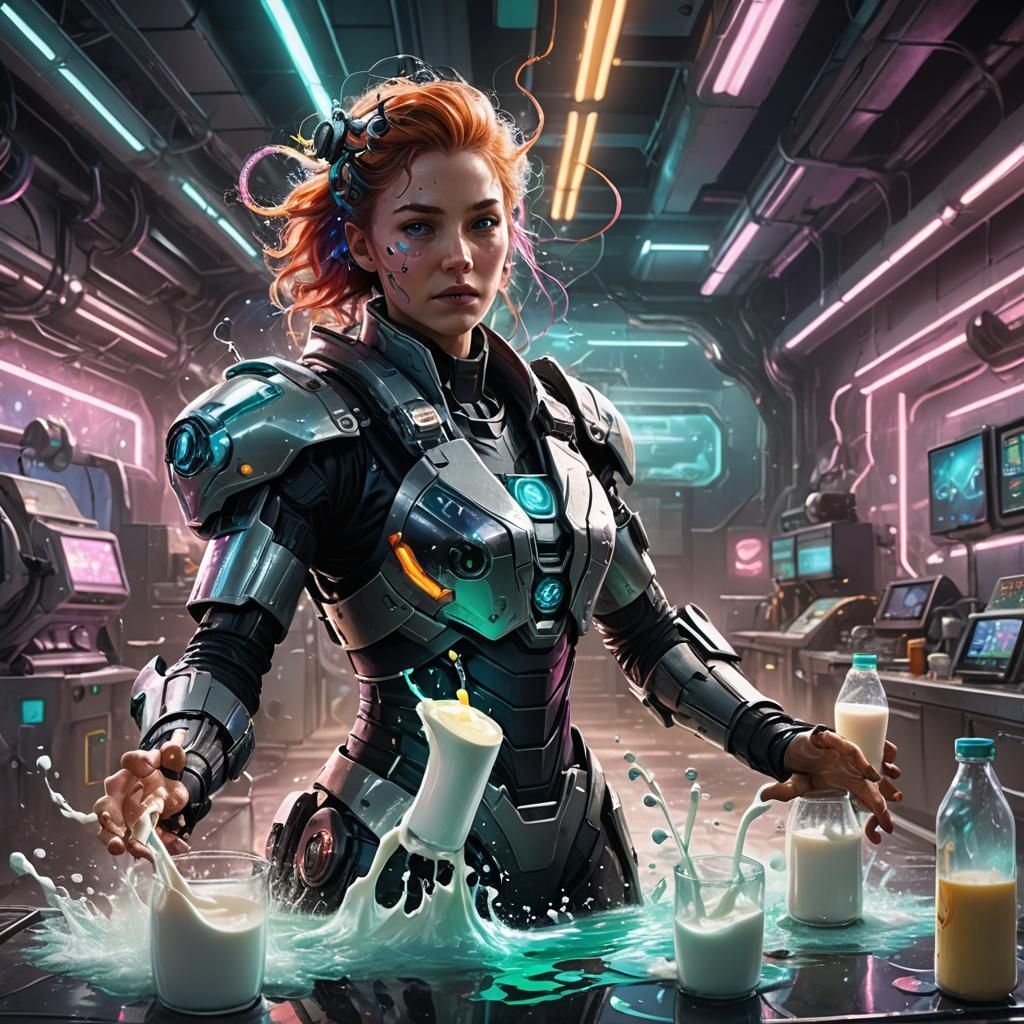 Underlord Spitting Milk in High-Tech Lab