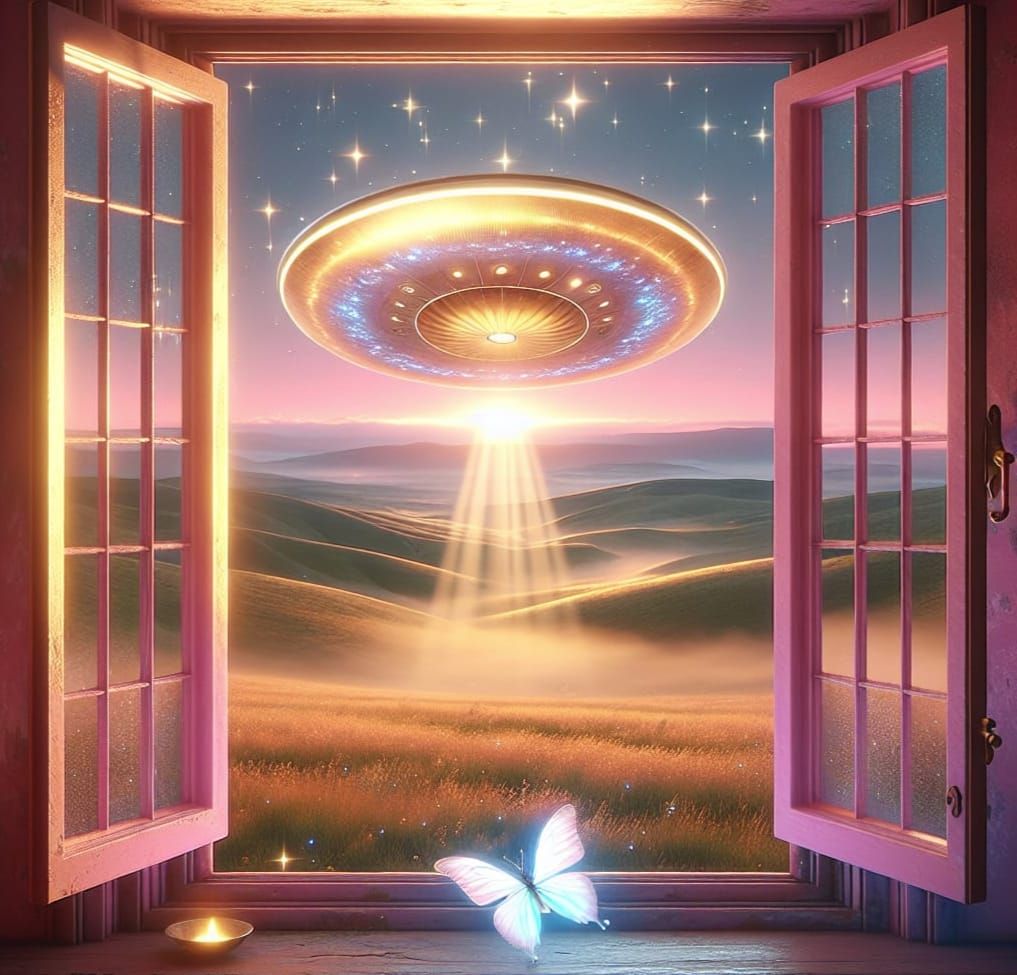 Dawn Illuminates a Peaceful Interstellar Scene