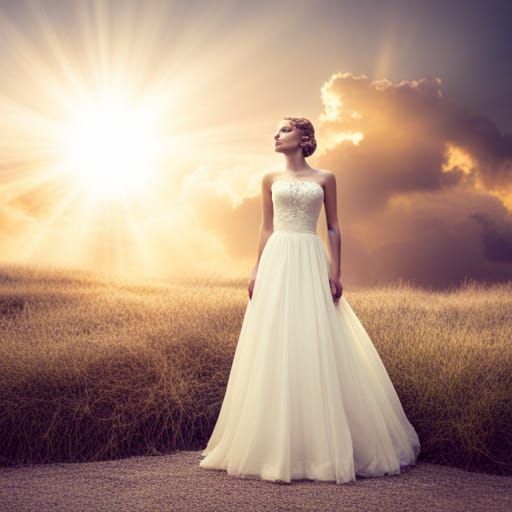 Wedding Dress Mannequin with Sparkling Gems