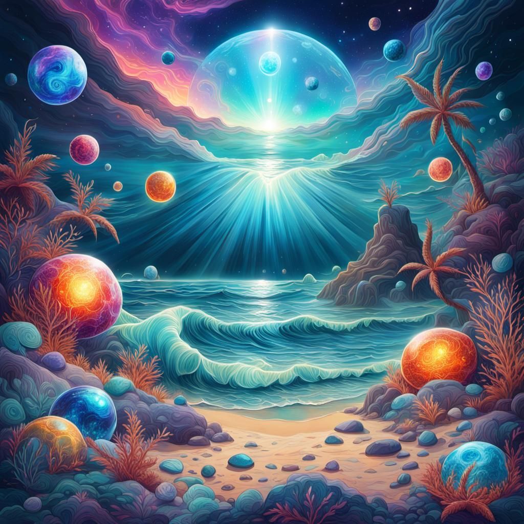 Ocean Gem Art: Revived Sea Creature