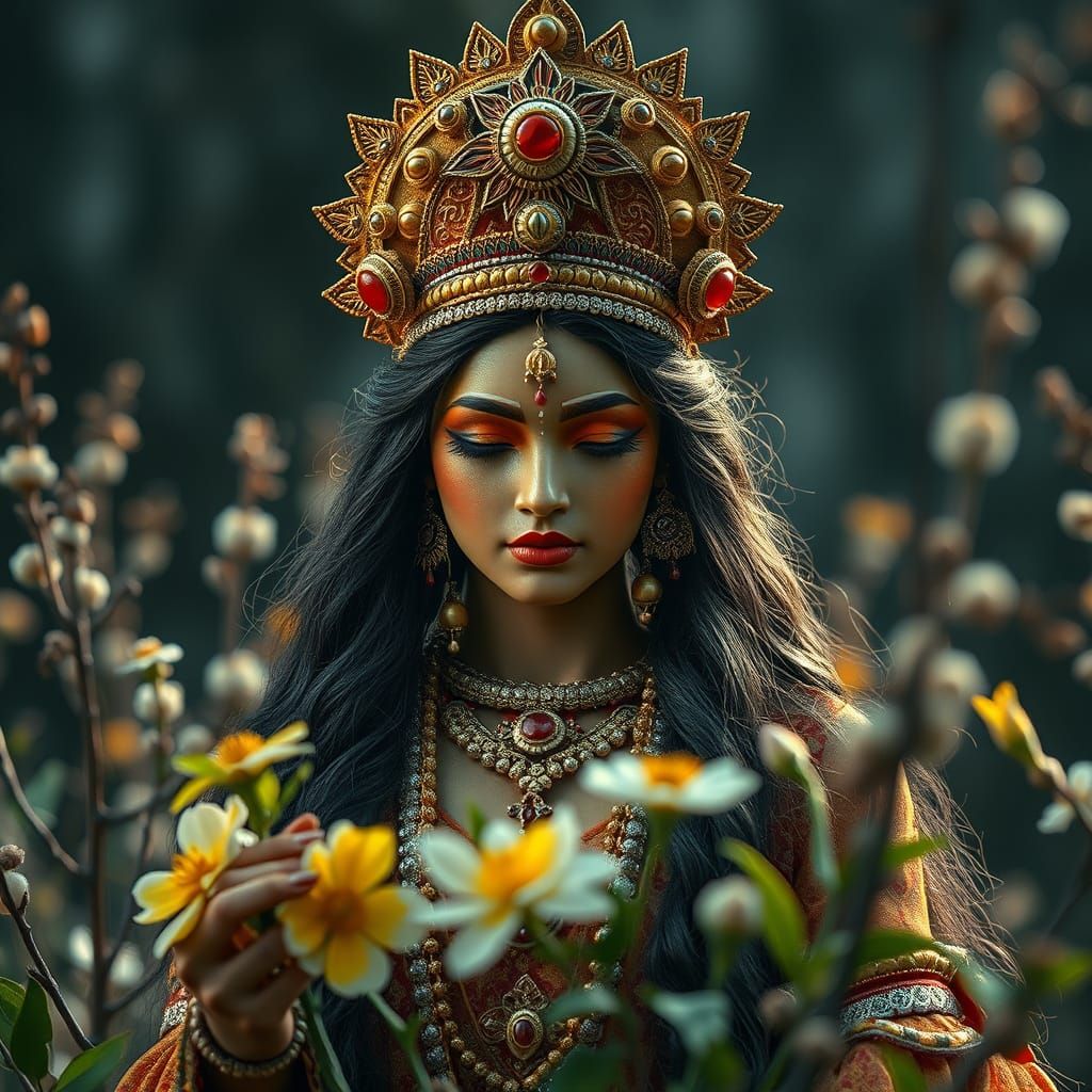 Vainakh Goddess of Spring in Cinematic HDR