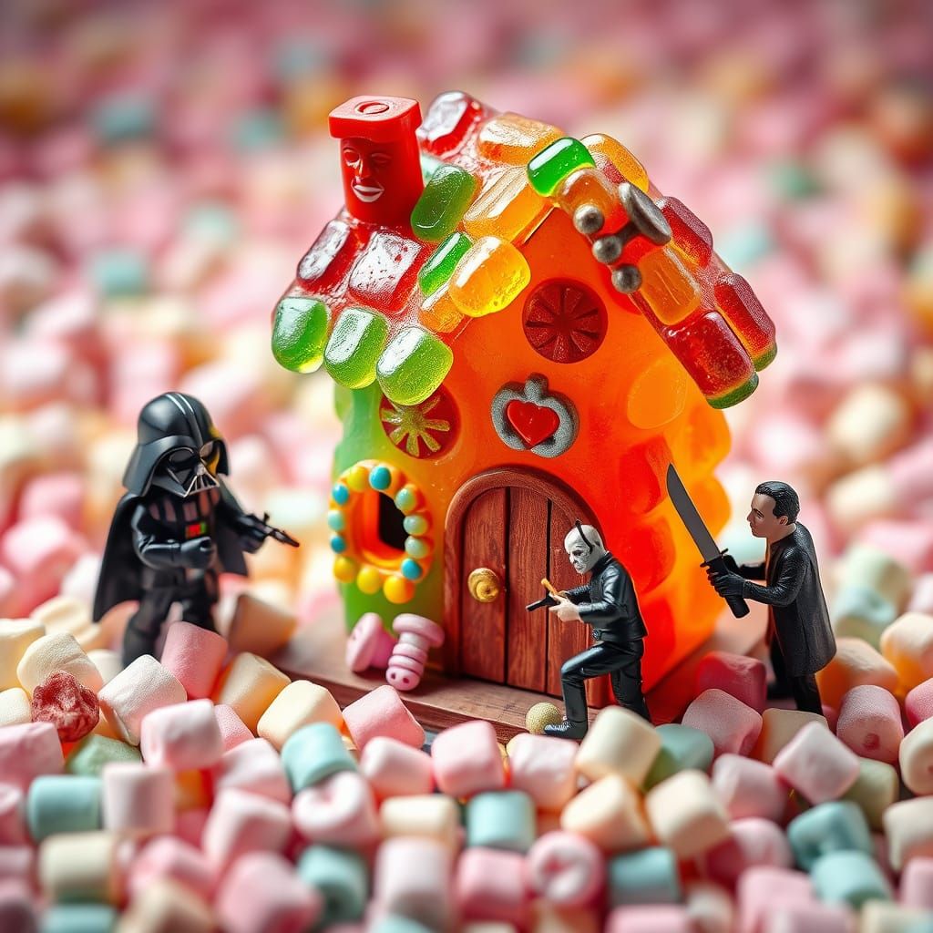 Gummy Birdhouse Built by Miniature Villains