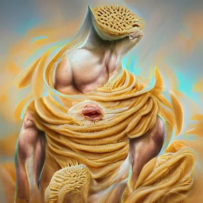 Lugulbanda: Mesopotamian God in Deathcore Album Art