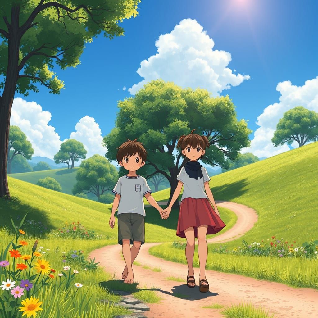 Whispers of Serenity in a Lush Countryside