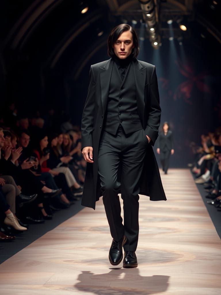 Severus Snape Embodies Balenciaga on the Magical Runway