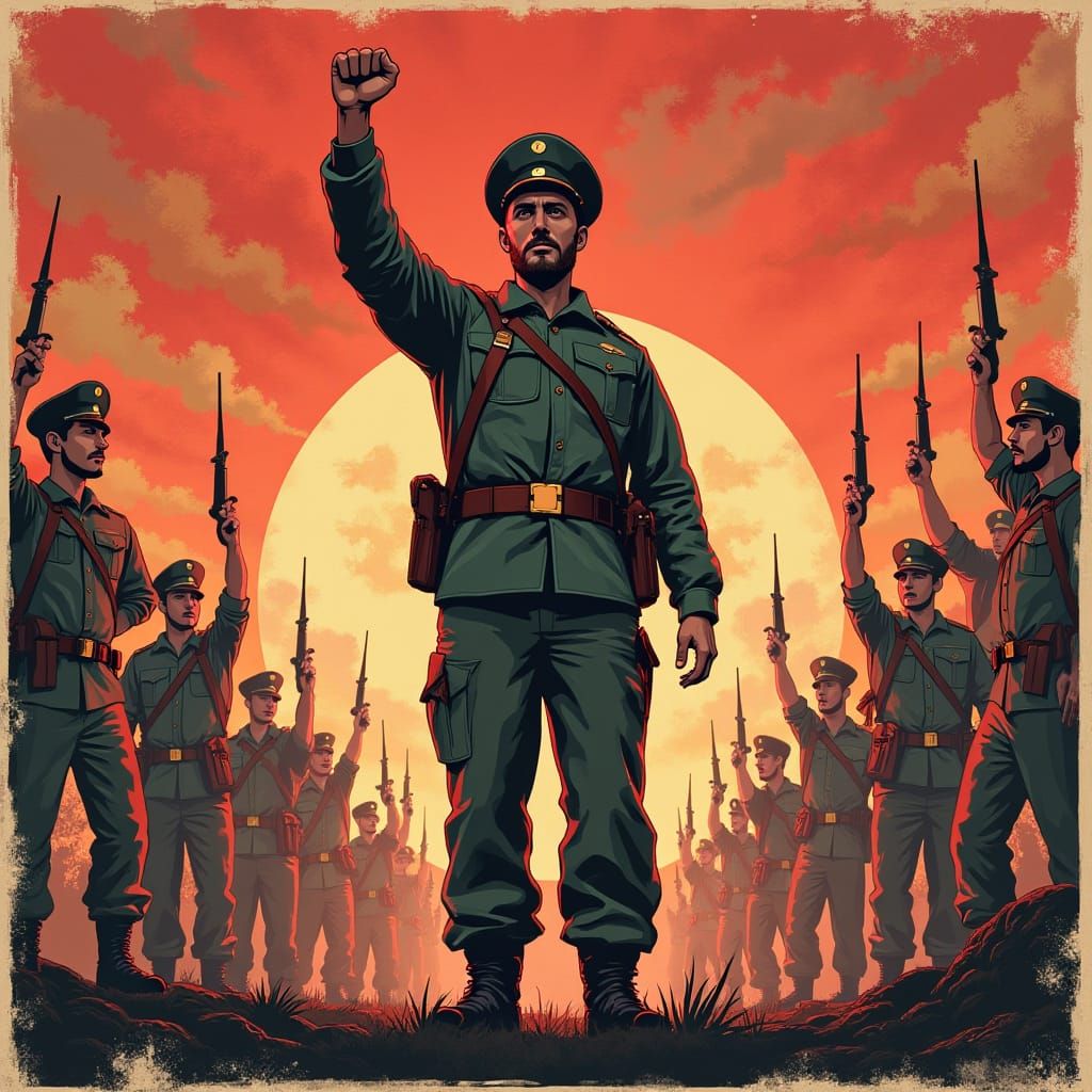 AI Refusal: No Fascist Propaganda Poster Generated