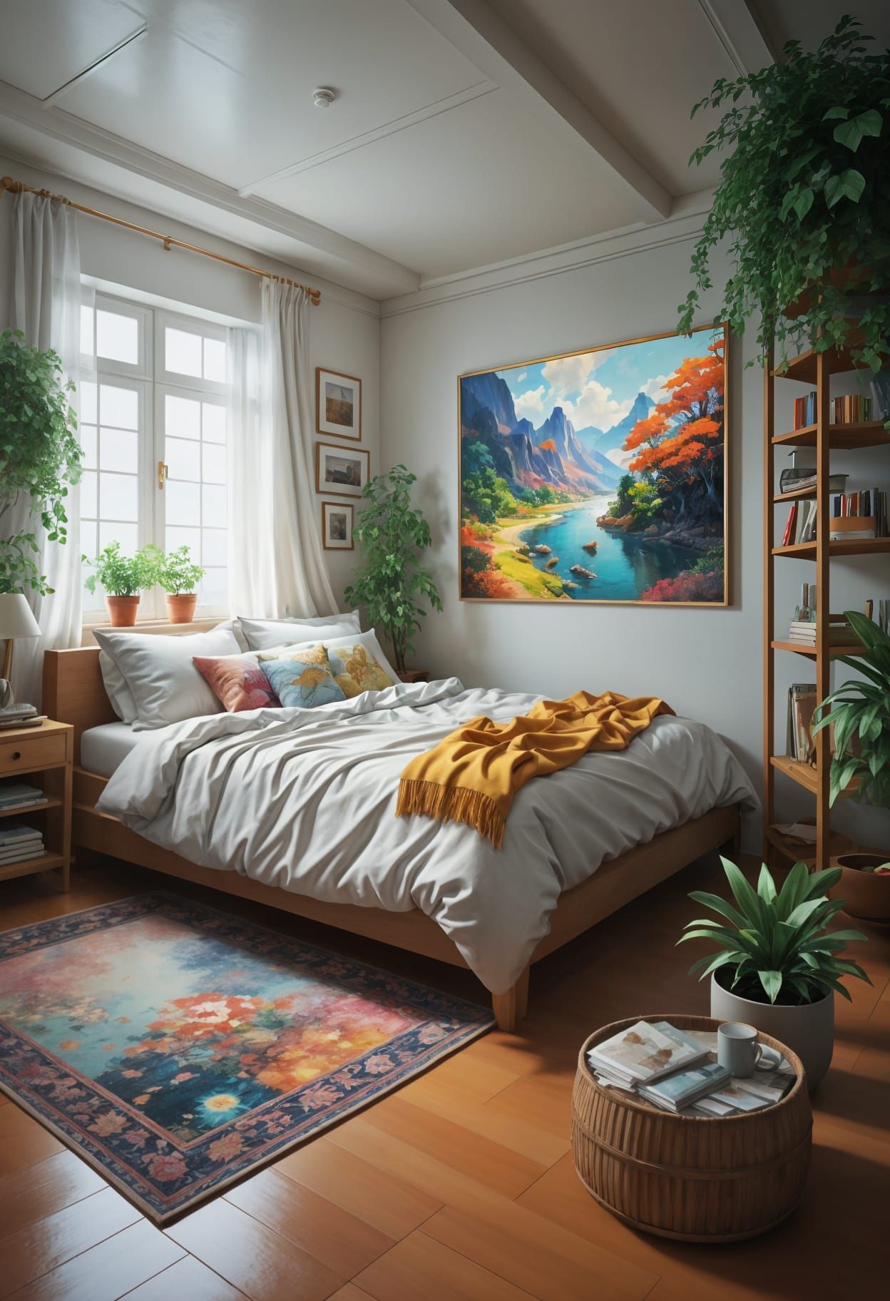 Neo-Impressionist Digital Masterpiece in 8K Resolution