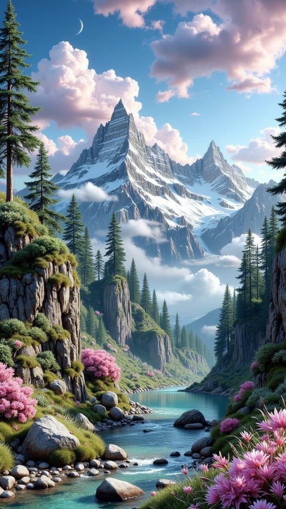 Serenity in Majestic Mountainscapes