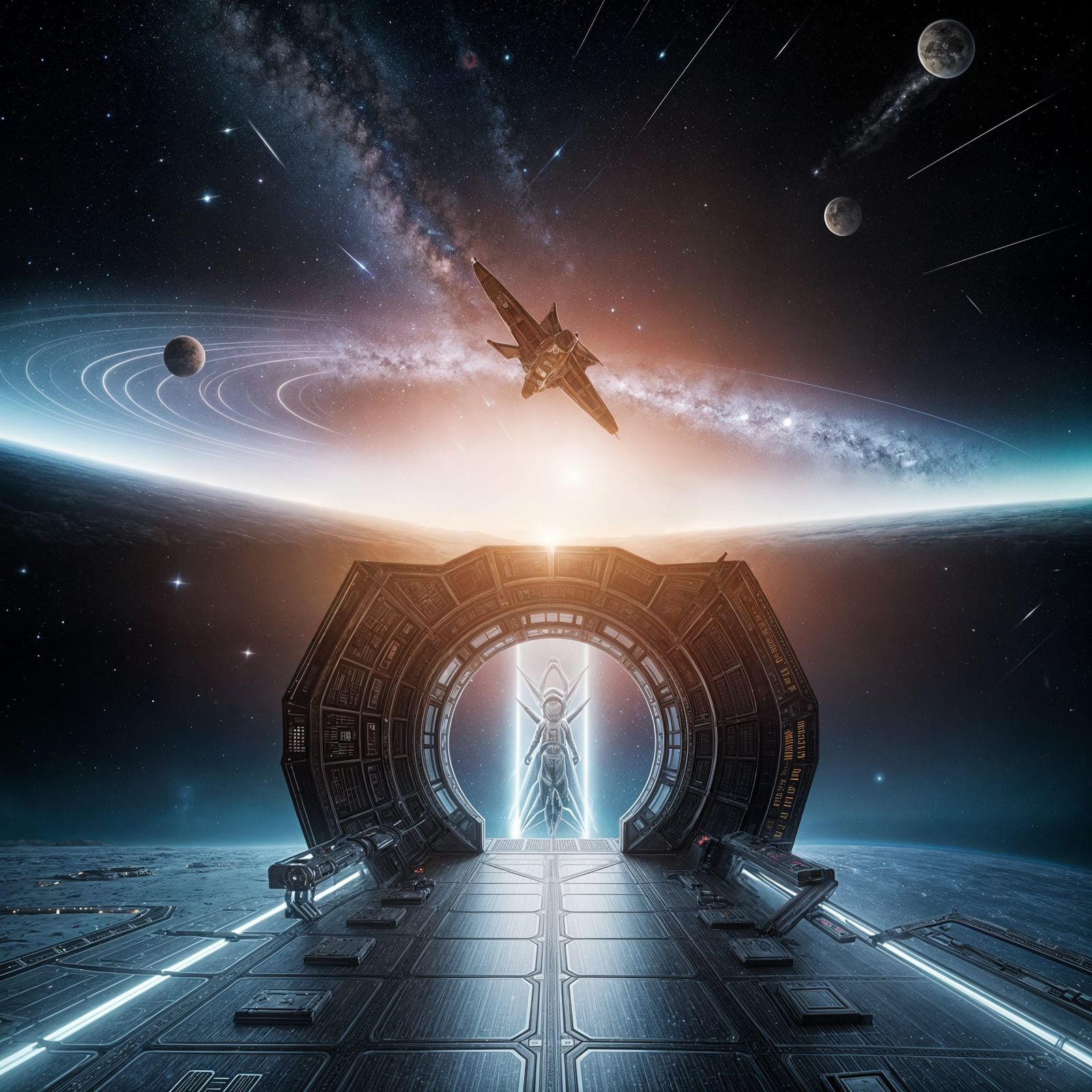 Andromeda Galaxy Interstellar Jumpgate