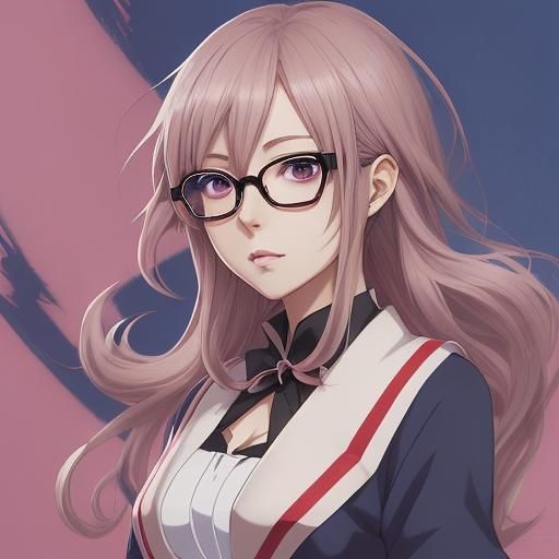 Anime Style Eyeglasses Key Visual