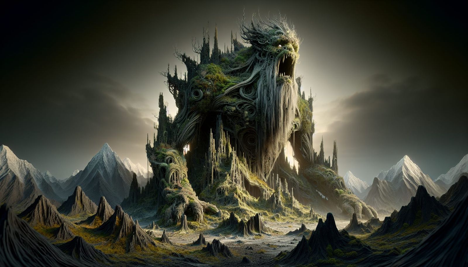 Surreal Dystopian Troll-Vampire Fusion