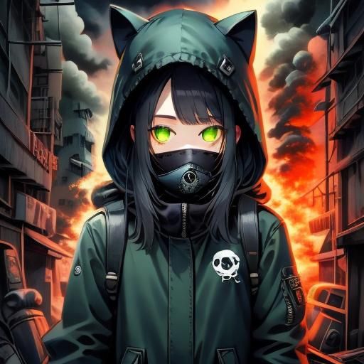 Masked Figure in Donghwa Jongmal Style