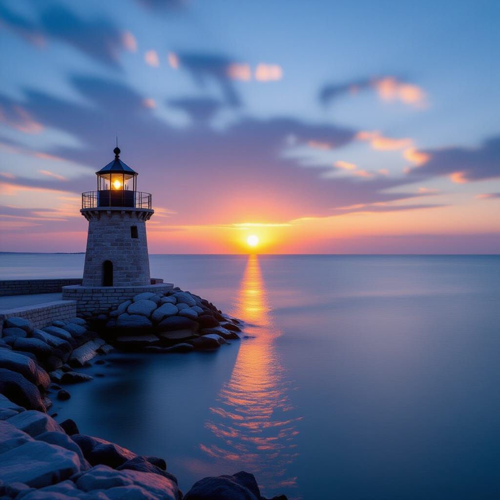 Towers Silhouetted at Sunset: Professional Photography