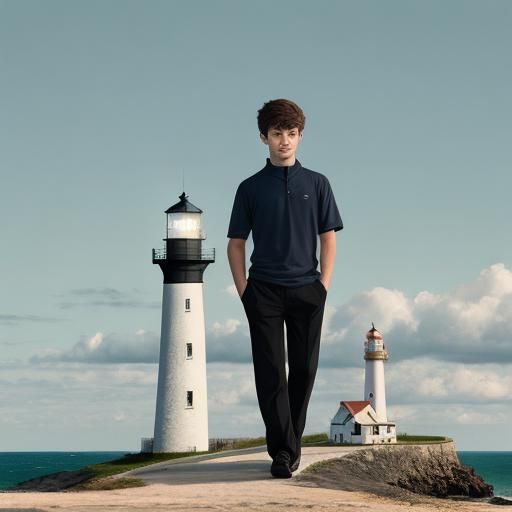 A Young Boy and His Lighthouse